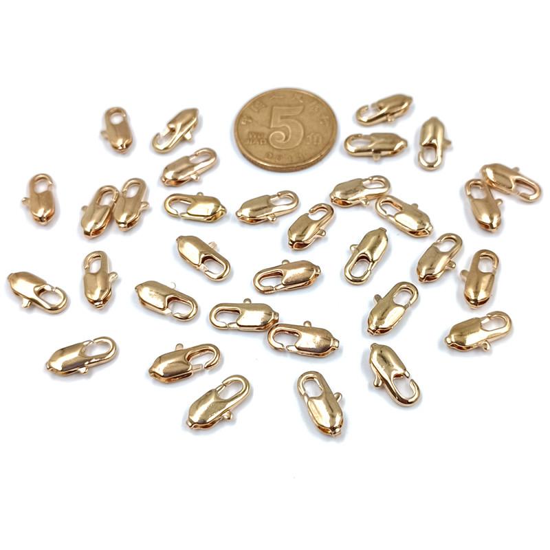 10 шт. 5*12 мм, высокое качество, пряжка-лобстер из сплава, квадратная пряжка, ожерелье, браслет, цепочка, сделай сам, изготовление ювелирных изделий