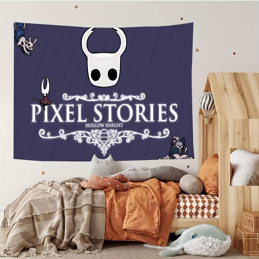 Игровой Гобелен Hollow Knight Индивидуальные Гобелены Различных Стилей Настенные Украшения Печать Фотографий Знаменитостей Настенные Украшения