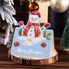 Открытки с Рождеством и Новым годом 2025 Поздравительная открытка Navidad Складные открытки Елка Рождественская Вечеринка Подвесное украшение