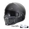 2025 Новый шлем Scorpion Ретро Мотоциклетный Cascos Moto Локомотив Личность Многоцелевая Комбинация Полуоткрытый Одобрено DOT