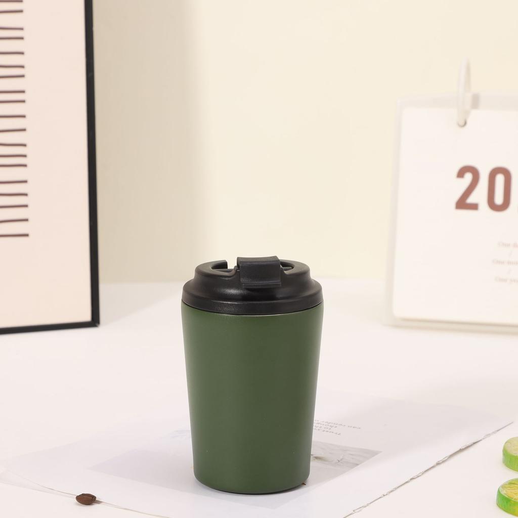 Термос из нержавеющей стали 304, портативный, компактный, 12 унций, кофейная кружка, для улицы, для автомобиля, для питья прямо из горла, кружка для молока