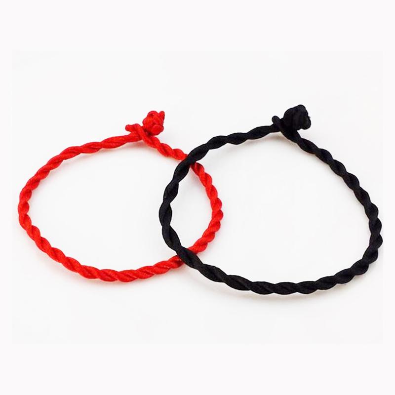 1 Pc Gift String Wristband Jewelry Lucky Bracelet Hand Rope Handmade Unisex Prepared Simple