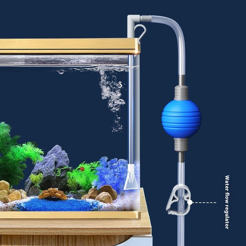 Сменщик воды для аквариума Очиститель грунта Аквариумный сифон Вакуум Насос для смены воды Водопроводная трубка