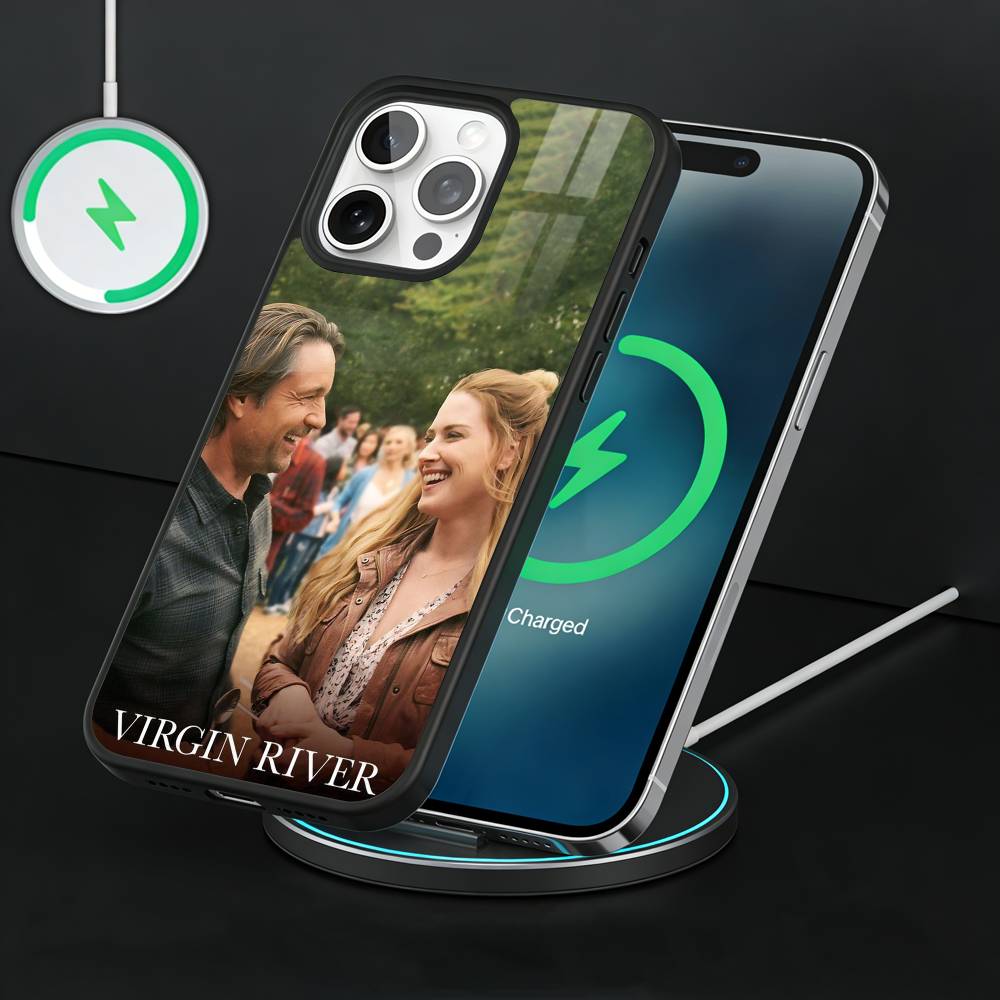 V-Virgin R-River Phone Case For iPhone17,16,15,14,13 Plus,Pro Max Magnetic For Magsafe Wireless Charging