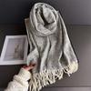 New Cashew Imitation Cashmere Pashmina Shawl Lady Wrap Warm Winter Scarves Long Tassel Female Foulard Hijab Stoles Scarf