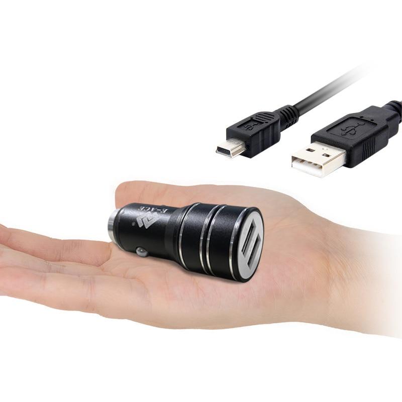 E-ACE 2.1A Dual USB Car Charger Universal Mobile Phone Car-Charger For IPhone 13 12 11 Huawei Samsung Xiaomi USB Charger In Car