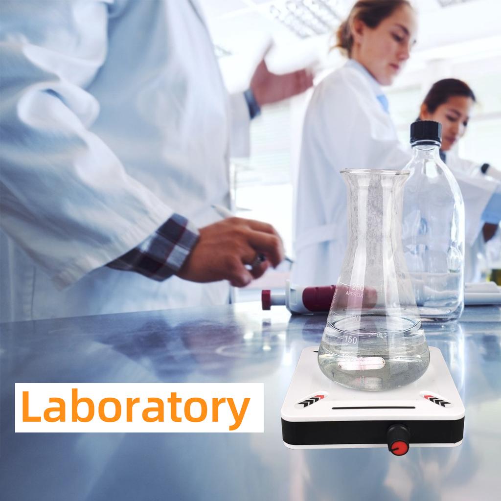 Mini Small Magnetic Stirrer Lab Mixer 2800 RPM with Stir Bar Max Stirring Capacity 1000ML Experiment Equipment for