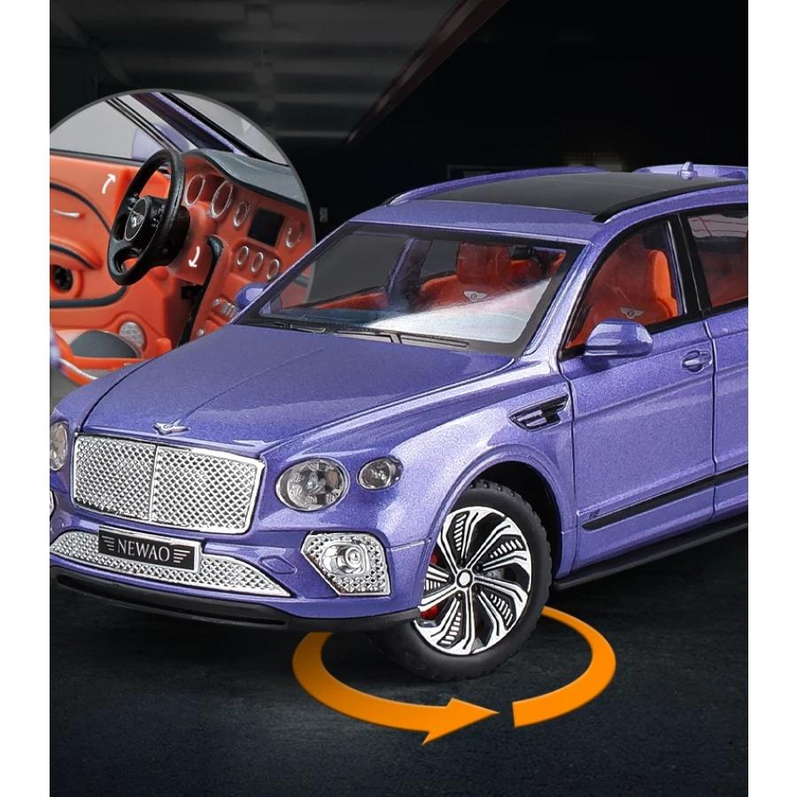 1/24 Bentayga SUV литые игрушечные машинки и игрушечные машинки модель автомобиля звук и свет инерционные машинки игрушки для детей подарки