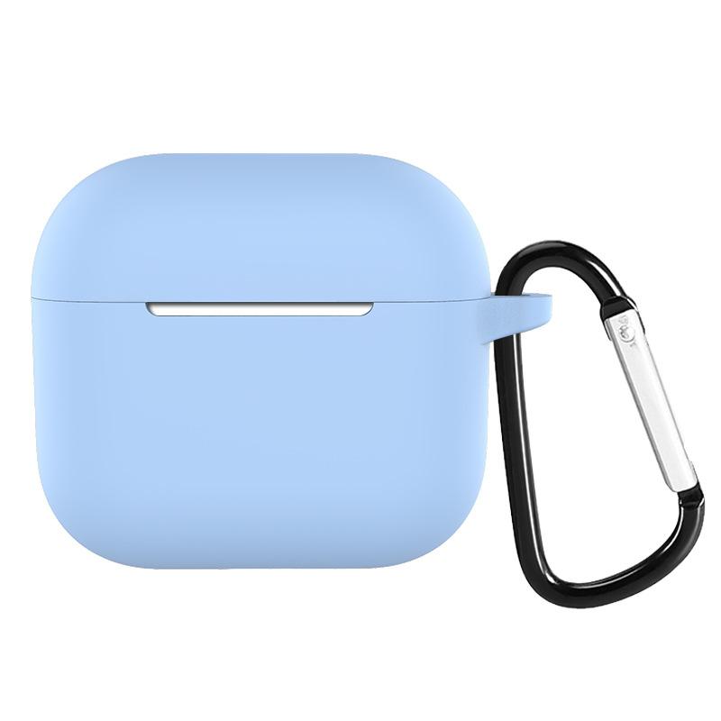 Для apple airpods 3 2022 защитный чехол для наушников силиконовый чехол милый силиконовый чехол однотонного цвета для apple airpods 3 2022