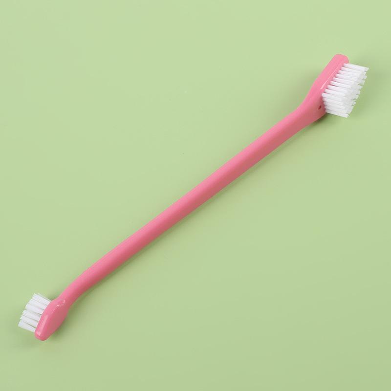 Двойная головка для чистки зубов домашних животных, зубная щетка для собак и кошек, щетка для чистки полости рта, средства по уходу за домашними животными