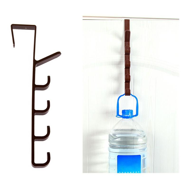 Вешалка для одежды на дверь спальни, вешалка для одежды над дверью, пластиковая домашняя система хранения, крючки, держатель для сумок, рельсы