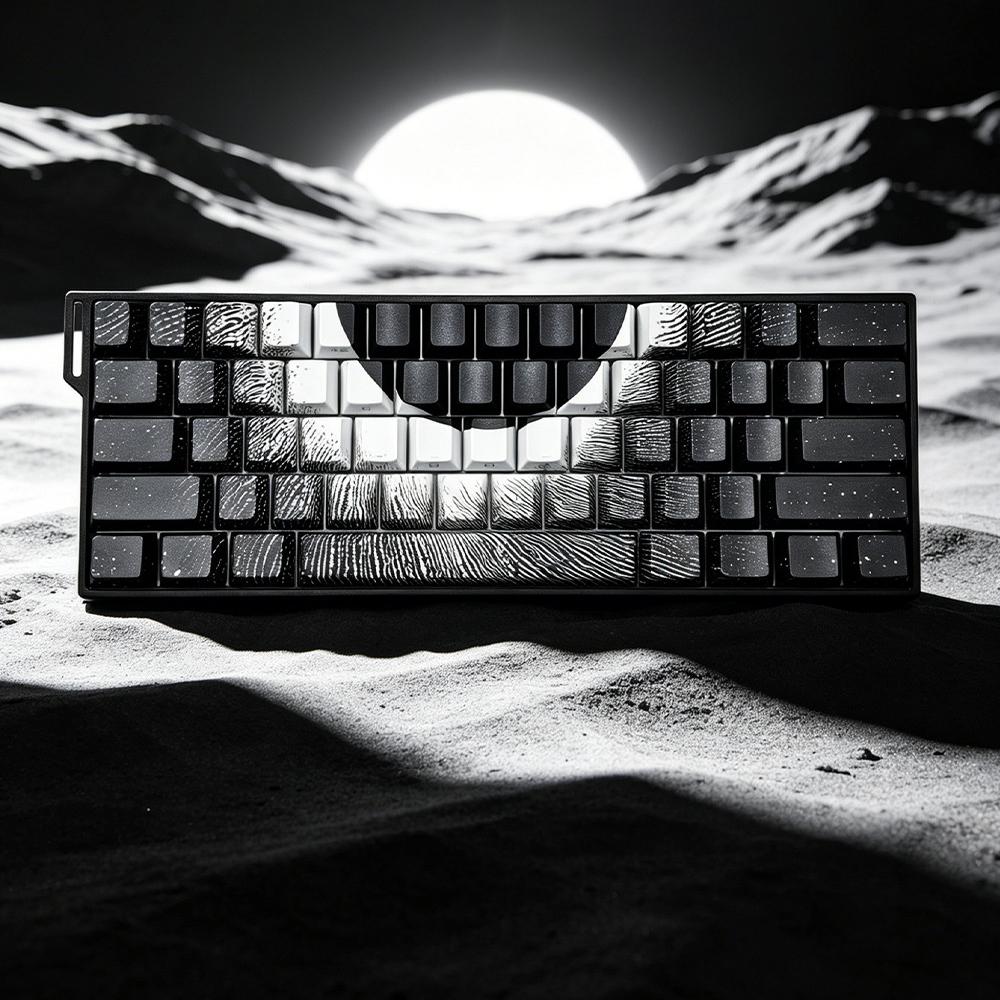 129 Keys Corona Theme 5 Sides Dye Sub PBT Keycap Side Print Shine Through Keycaps Cherry Profile for Gaming Keyboard MX Switches