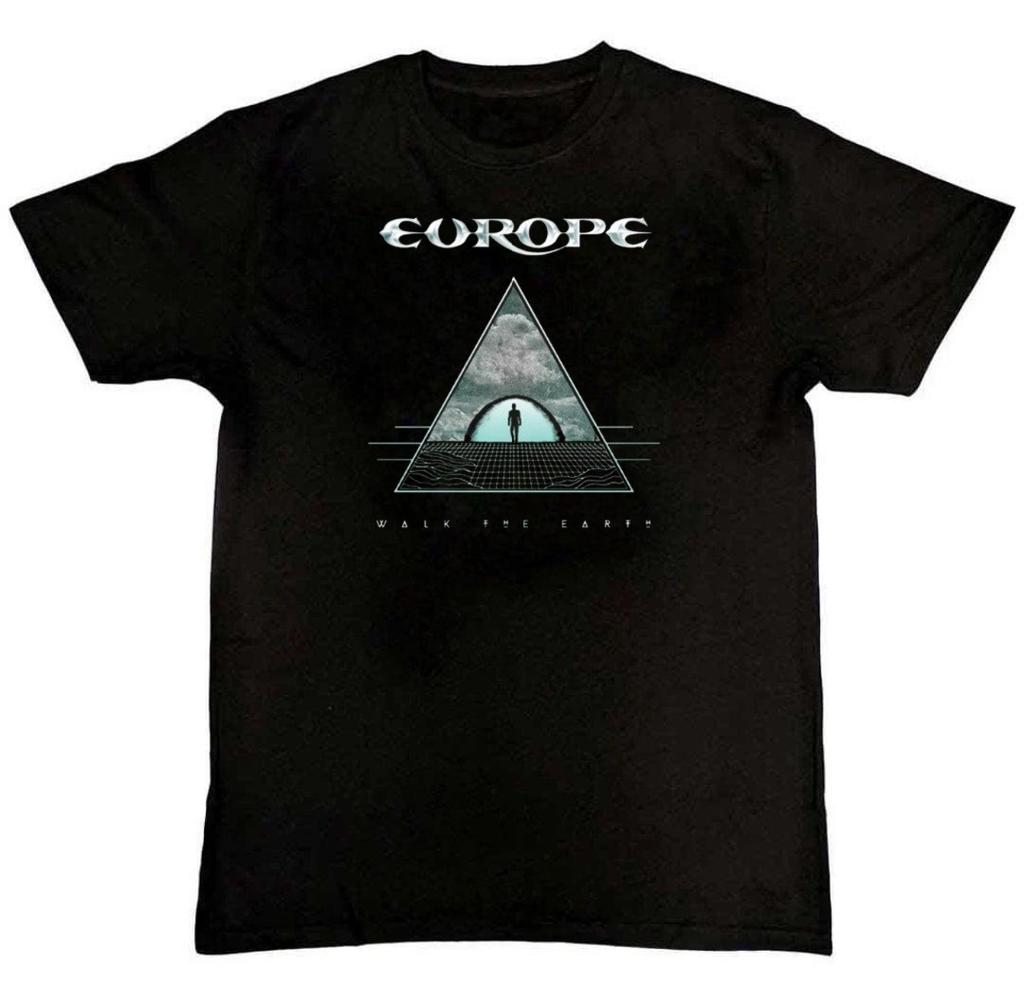 Rare EUROPE Band Album Graphic Print Mens T-Shirt S-4XL
