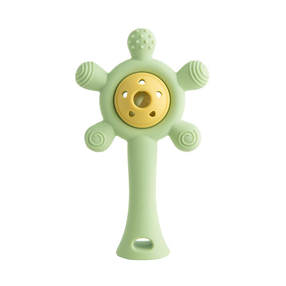 1шт силиконовые детские прорезыватели для зубов в форме колеса обозрения погремушки для детей анти-съедобные детские игрушки мягкие аксессуары для кормления ребенка