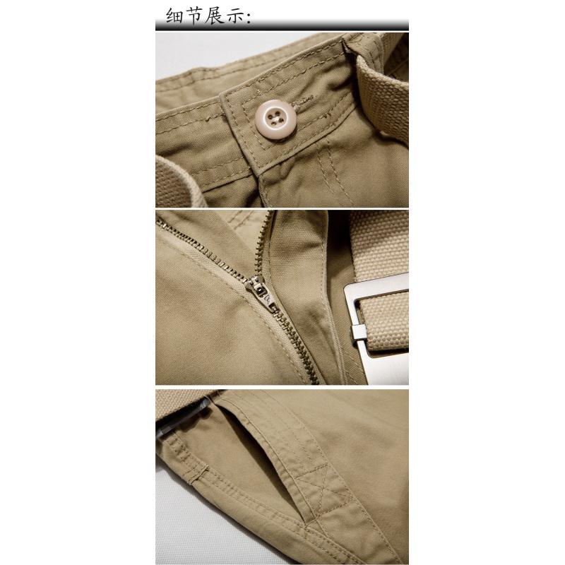 Летние мужские повседневные комбинезоны из хлопка, свободные шорты-карго с несколькими карманами, уличные, большого размера, короткие, без ремня