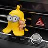 Universal Minions Banana Bob & Tim Figure Car Air Vent Type New Car Gift Cute Car Supplies Character Chakku,Korean Car Acc
