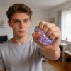 Мячик из пенопластовых бусин, мягкий резиновый сжимаемый мячик, 4 см