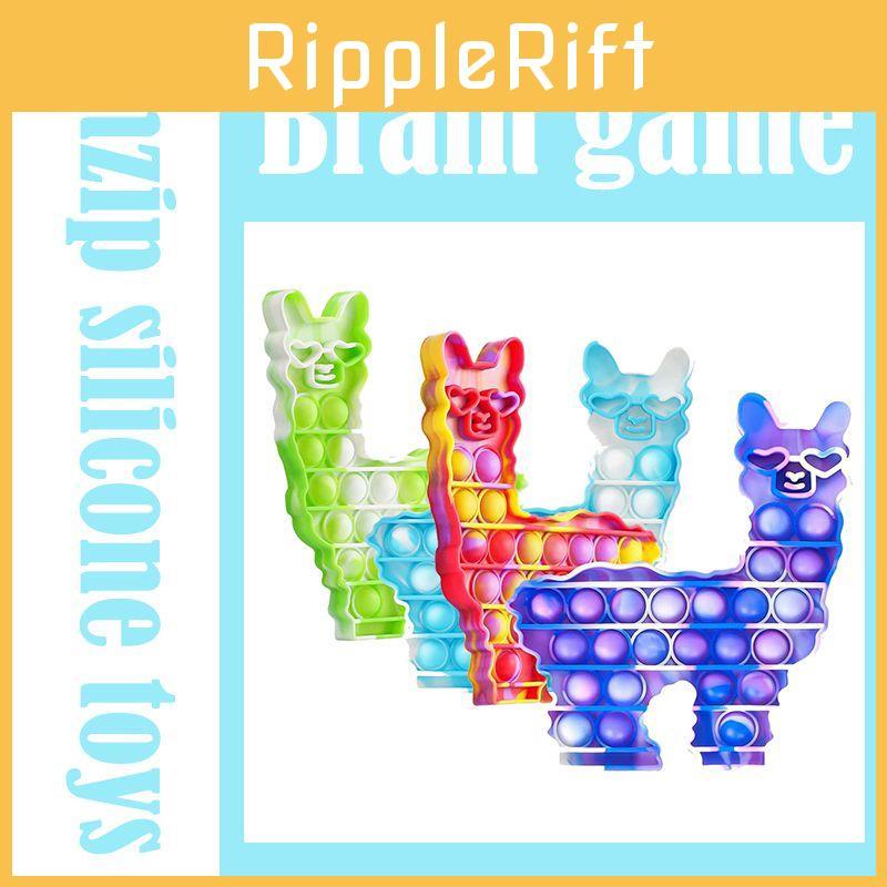 Яркая альпака поп-ит пуш-пузырь сенсорная игрушка для максимального снятия стресса