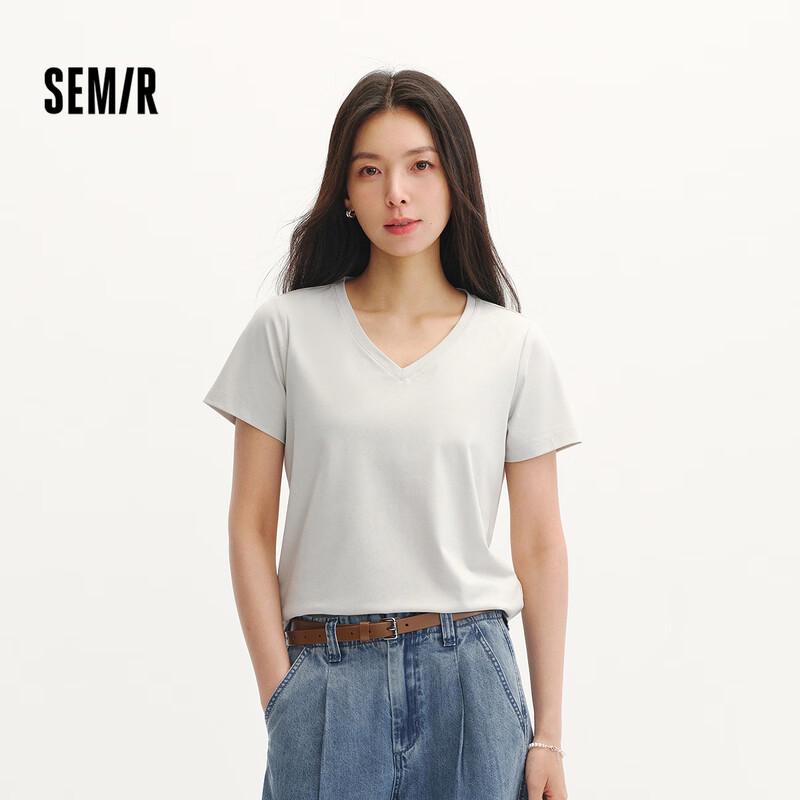 Женская футболка Semir с V-образным вырезом, охлаждающая, с коротким рукавом