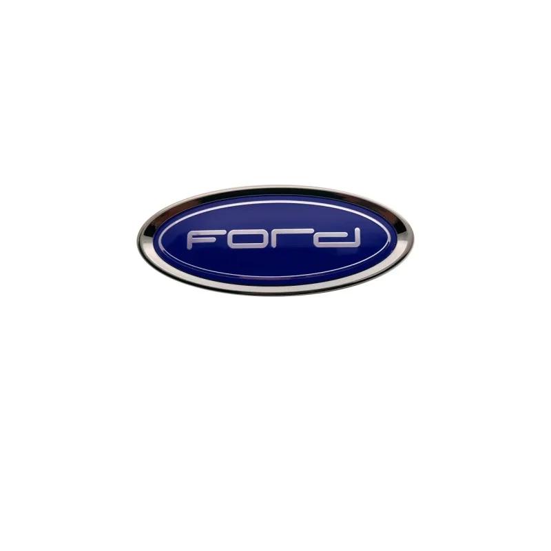 Ford Car Emblem Badge Sticker 11.5x4.5CM | Front Hood & Rear Trunk Tailgate | For Fiesta Ranger Mondeo Focus Escape Kuga Edge GMSBD1