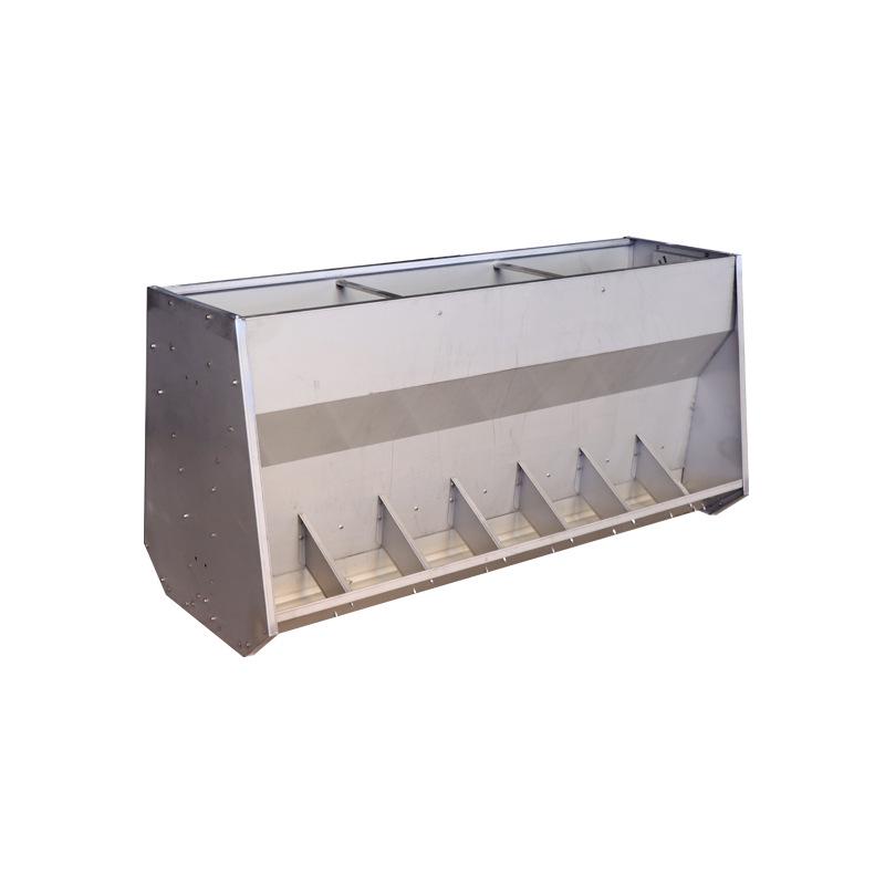 Thickened Stainless Steel Automatic Pig Feeder - Single/Double-Sided for Fattening & Nursery Pigs