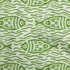 oneOone Cotton Flex Dark Mustard Fabric Asian Block Fish Craft Projects Decor Fabric Printed By The Yard 40 Inch