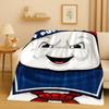 3D Horror Movie G-Ghostbusters Cartoon Flannel Blanket,Ultra Soft Warm Plush Throw for Home Bedroom Bed Sofa Cover Office Kids
