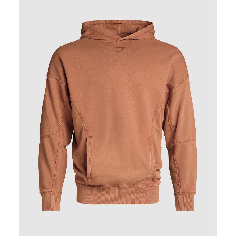 Gymshark Толстовка Heritage Washed Canyon Brown A4a7j Ncc0