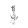 Europe New Copper Cross Charm Cute Frog Squirrel Dangle Pendant Bead Fit Original Bracelet Jewelry For Gift