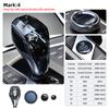 Для BMW 1 2 3 4 5 6 7 серии X5 F15 G30 G38 Z4 G29 X3 F25 F12 хрустальная ручка переключения передач, набор из 4 предметов, ручка рычага переключения передач, головка рычага переключения передач