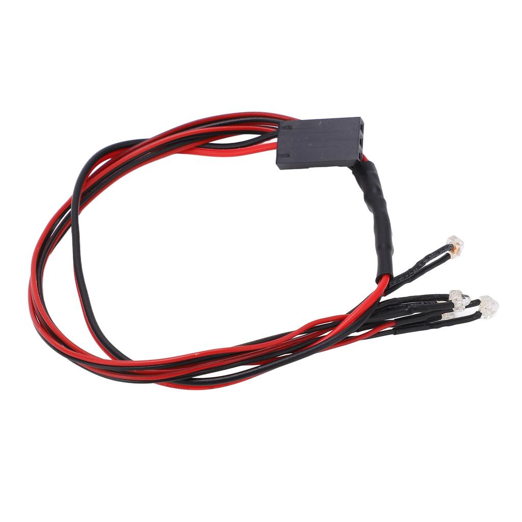 4 светодиодных фары 335 мм RC светодиодные ночные фары для Axial Scx24 124 118 RC автомобиля Фары Квадратные