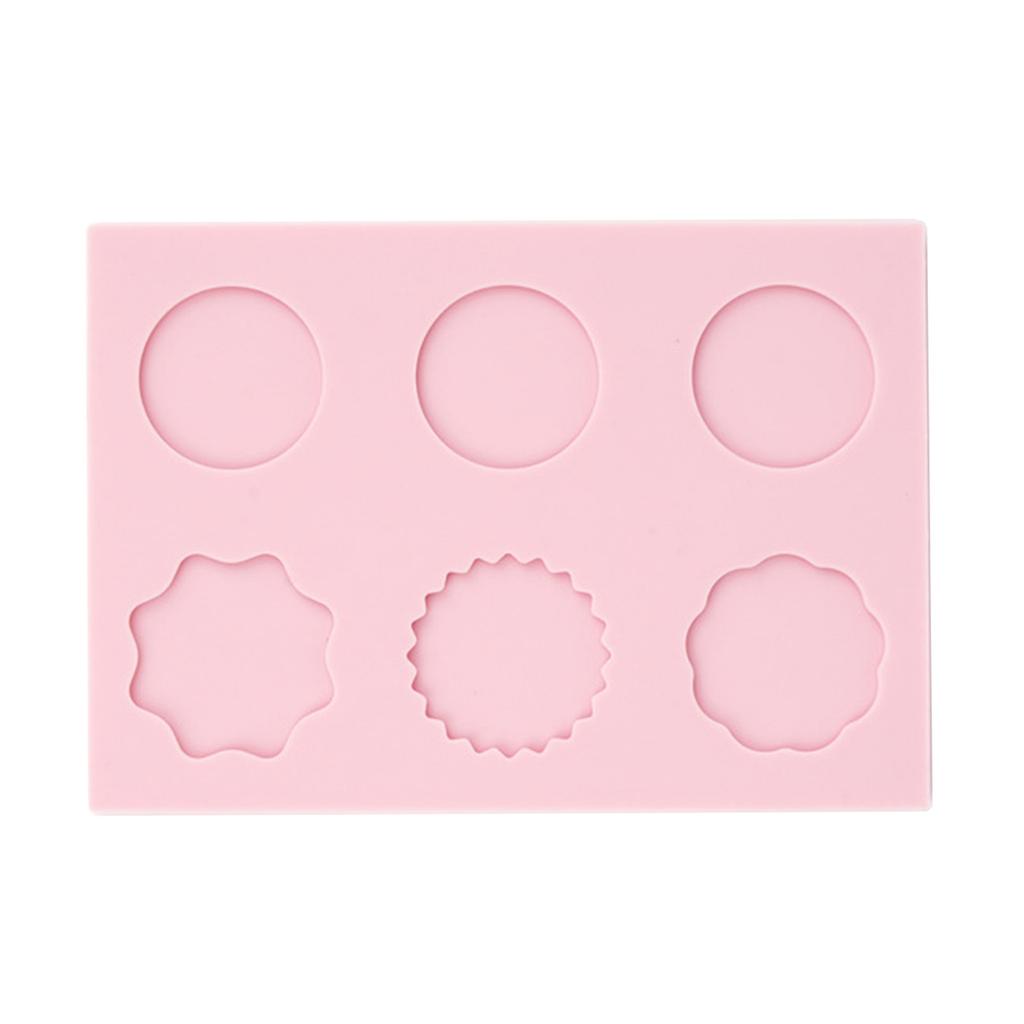 6-in-1 Wax Seal Stamp Silicone Mold for Making Wax Stamp Silicone Wax Seal Mat Non-stick Easy To Demold