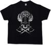VIKING SKULL II Детская футболка для мальчиков Детская футболка для мальчиков Руны Вальхалла Один Тор Викинги Викинги