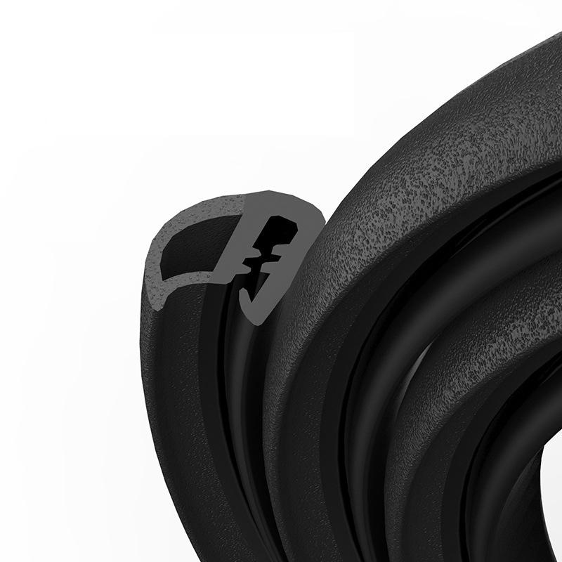 Уплотнитель края двери автомобиля, резиновое уплотнение, шумоизоляция стойки B, ветрозащитная защита, передний автогерметик, аксессуары, украшение