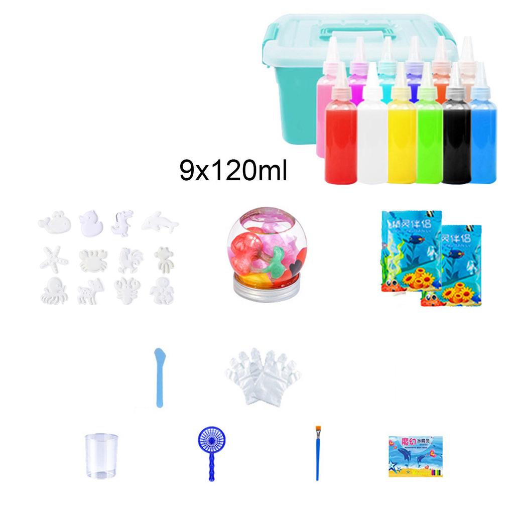 Детские игрушки Ocean DIY Colloid Toys Набор для самостоятельного изготовления детских игрушек с раствором Детские игрушки Ocean Enlightenment Toys Детские развивающие игрушки 60 мл