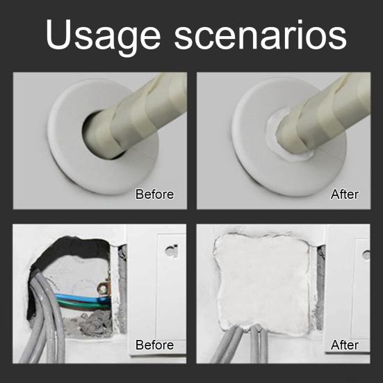 Waterproof Sealant Repair Putty Mud for Wall Holes Pipe Leaks Quick Mending Mud Seal Repair Clay Fillers for Sinks Windows Roofs Basements