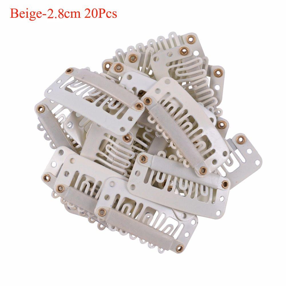 For Hair Extension U Shape Metal Hair Extension Clips Wig Clips Hair Snap Clips Weave Toupee Clips