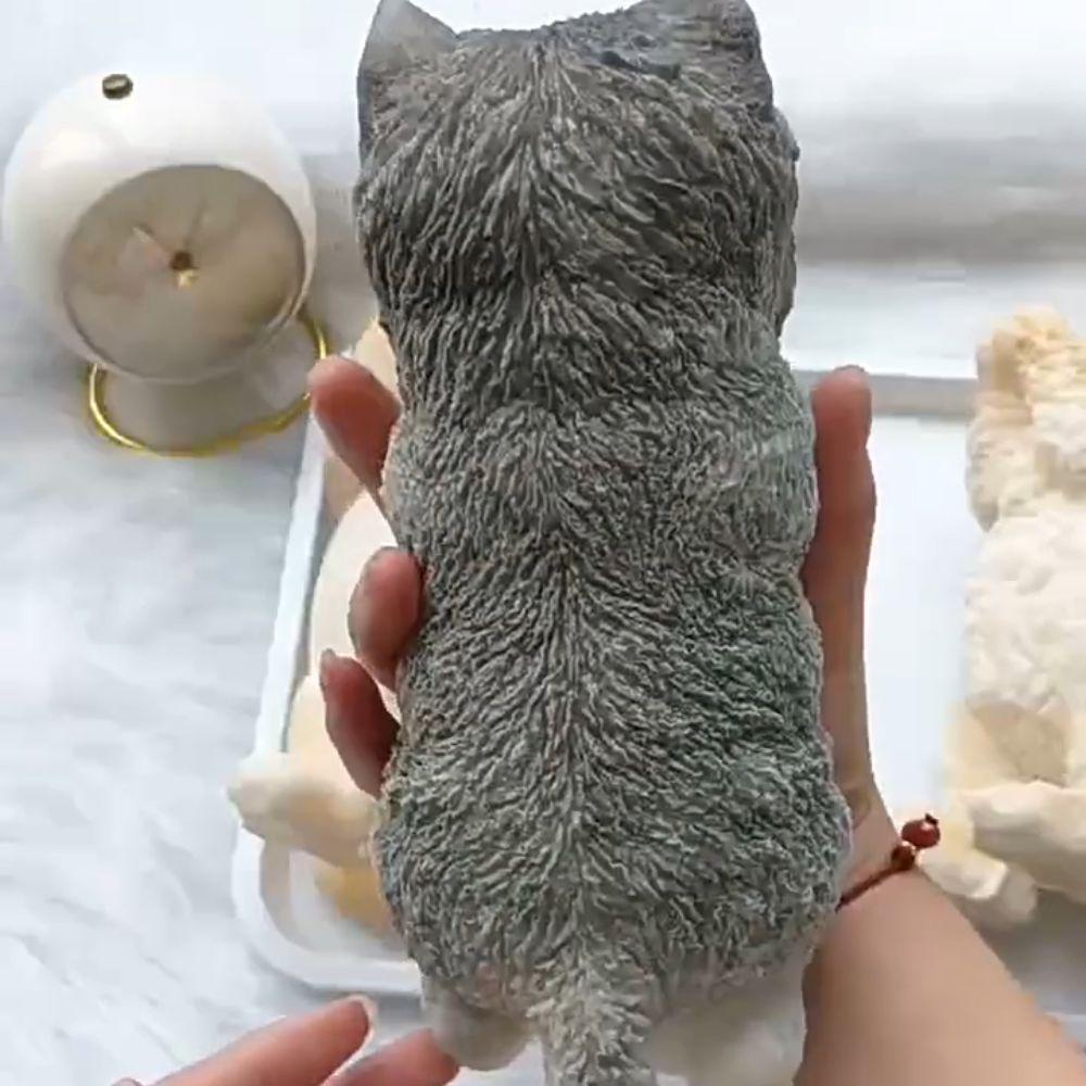 Медленно отскакивающая большая кукла-кошка, игрушка-сжиматель, мультяшная игрушка-кошка, мини-украшения