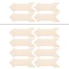 4PCS Unfinished Wood Directional Arrows for DIY Crafting Home Decoration and Creative Signage