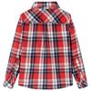 Клетчатая рубашка для детей красная и темно-синяя 92/104/116/128/140