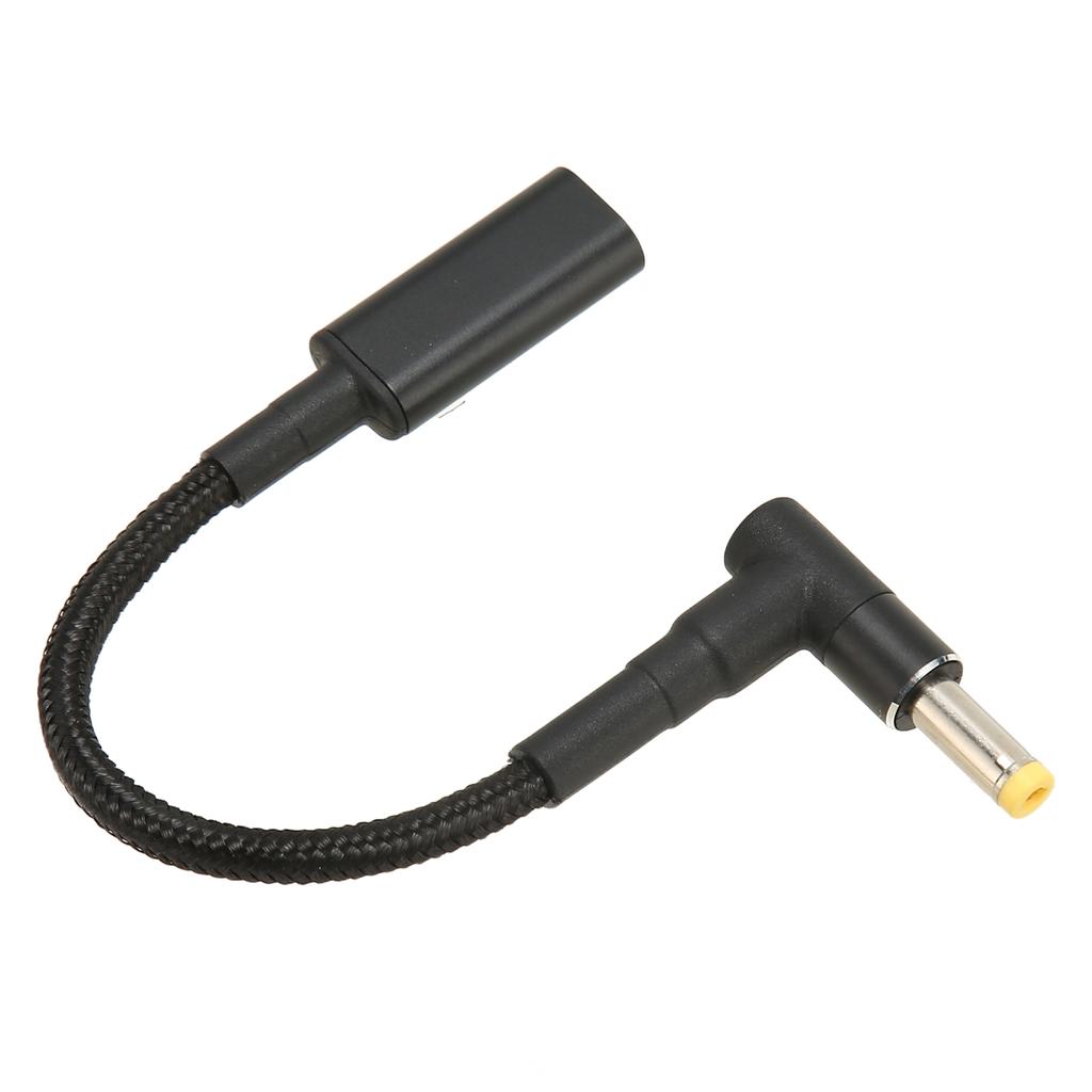 USB Type C Female To 4.8x1.7mm Male Adapter Cable Dual PD E MARK Chip Portable 100W USB Type C