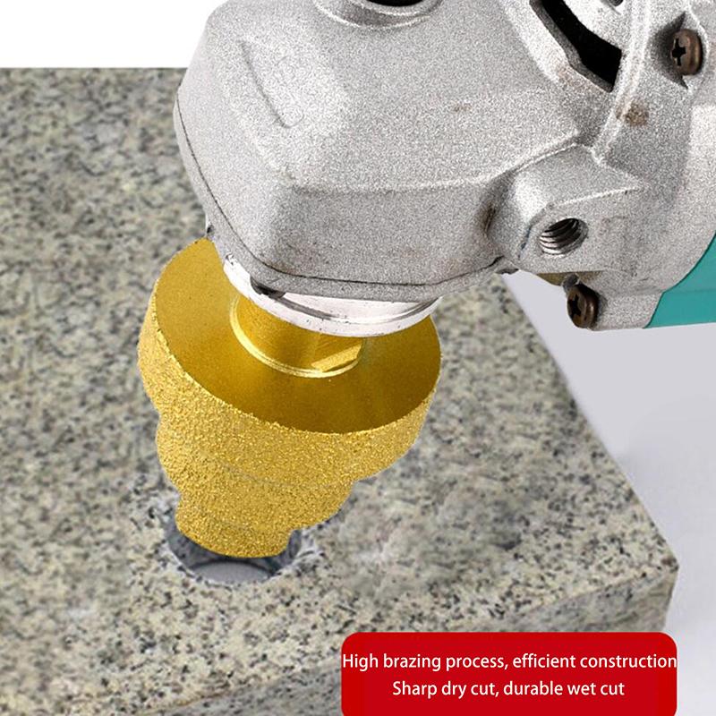 1 шт. фрезерный плиткорез мраморный расширитель каменная кладка сверлильные коронки строительный инструмент M10 алмазные фаскосниматели кольцевая пила