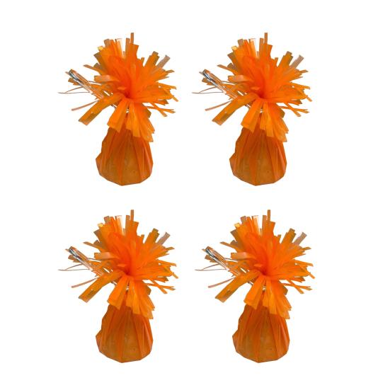 Yousheng 4Pcs Golden Metallic Balloon Weights Holder Reusable Non-Slip Balloons Pendants Graduation Party Christmas Wedding Decoration