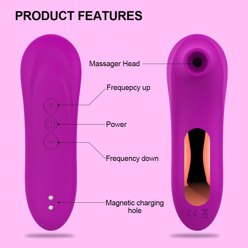 Russian Trade Silicone Teasing Massager: Rechargeable Vibrating Erotic Device for Women