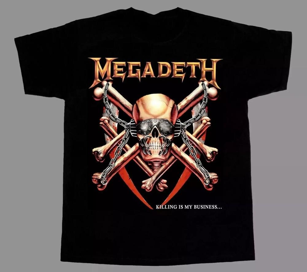 Megadeth Killing Is My Business Альбом Унисекс Хлопковая Футболка, Размер S-4XL