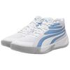 Puma Кроссовки для баскетбола Court Pro с амортизацией из ткани, нескользящие, средняя высота, унисекс, белые 310829-09