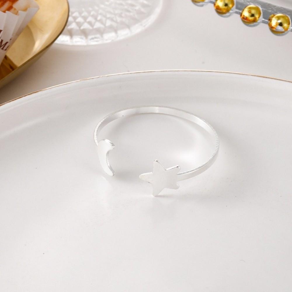 6PCS Modern Star Napkin Buckle Minimalist Serviette Ring Festival Party Napkin Buckle Table Setting