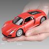 Симуляция Масштаб 1/36 Суперкар Porsche 918 Коллекция Сплавная Модель Миниатюрный Автомобиль Домашний Декор Игрушечный Транспорт Детский Подарок для Мальчика