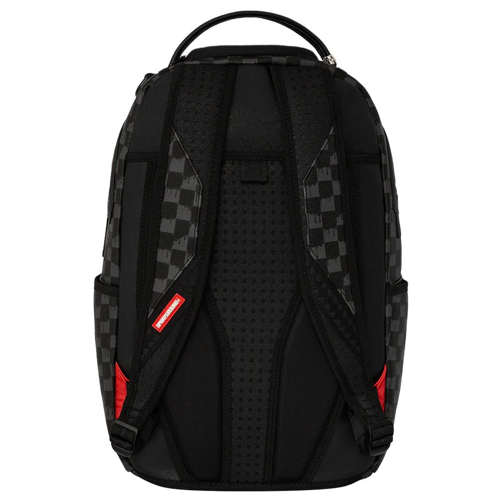 Sprayground Рюкзак из искусственной кожи с логотипом в виде пасти акулы, унисекс, черный 46645982134459