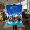 1Pc Luffy Print Flannel Blanket, High quality Comfortable for All Seasons, Home Decor, Warmth and Comfort, Perfect for Gifts